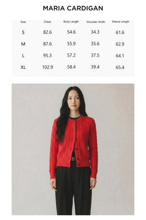 Maria Cable Cardigan (pre-order)
