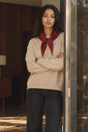 Merino Triangle Scarf