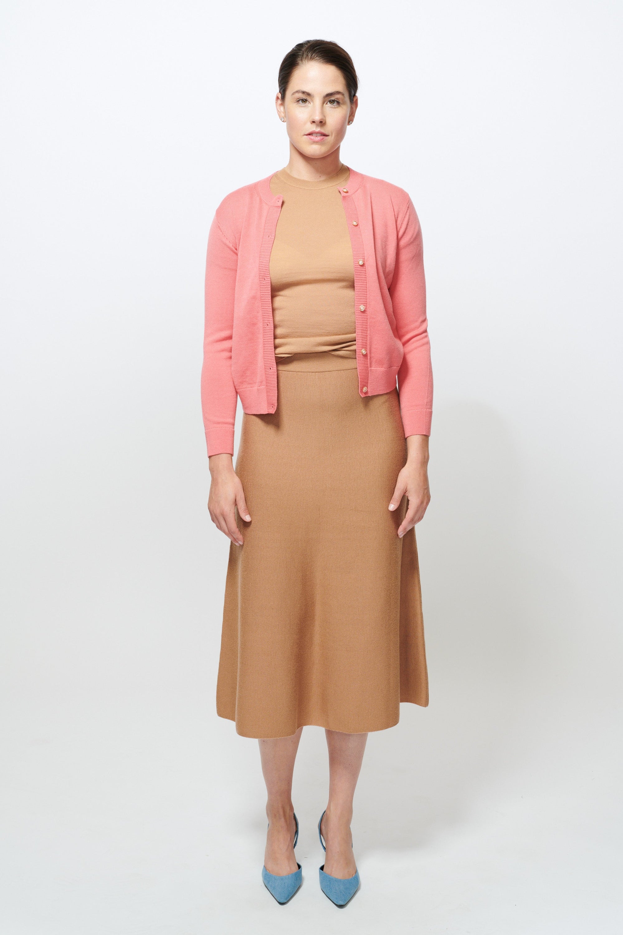 McIntyre  Diana fitted merino cardigan
