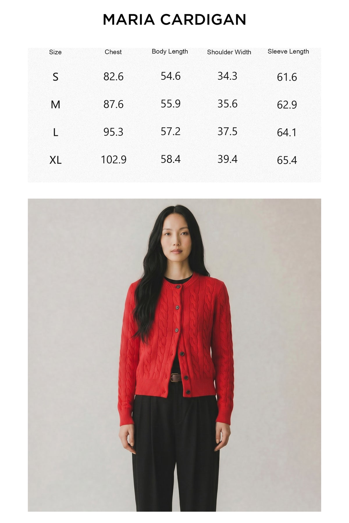Maria Cable Cardigan (pre-order)