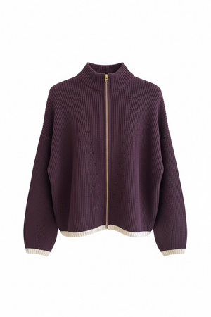 Julie Zip Cardigan