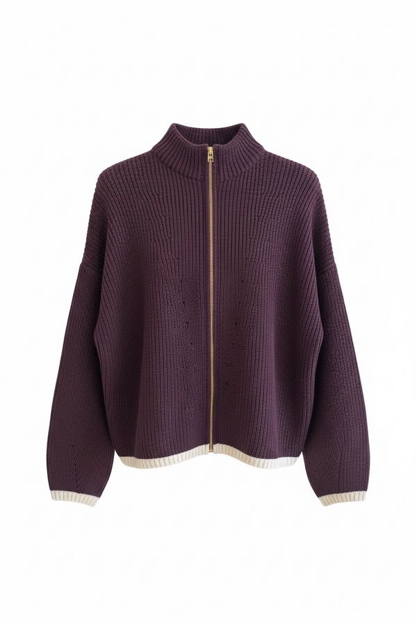 Merino Zip Cardigan - McIntyre