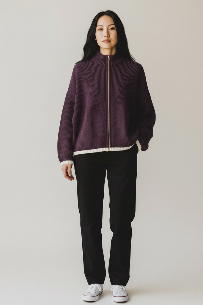 Merino Zip Cardigan - McIntyre