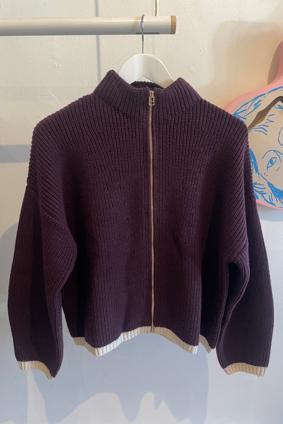 Julie Zip Cardigan
