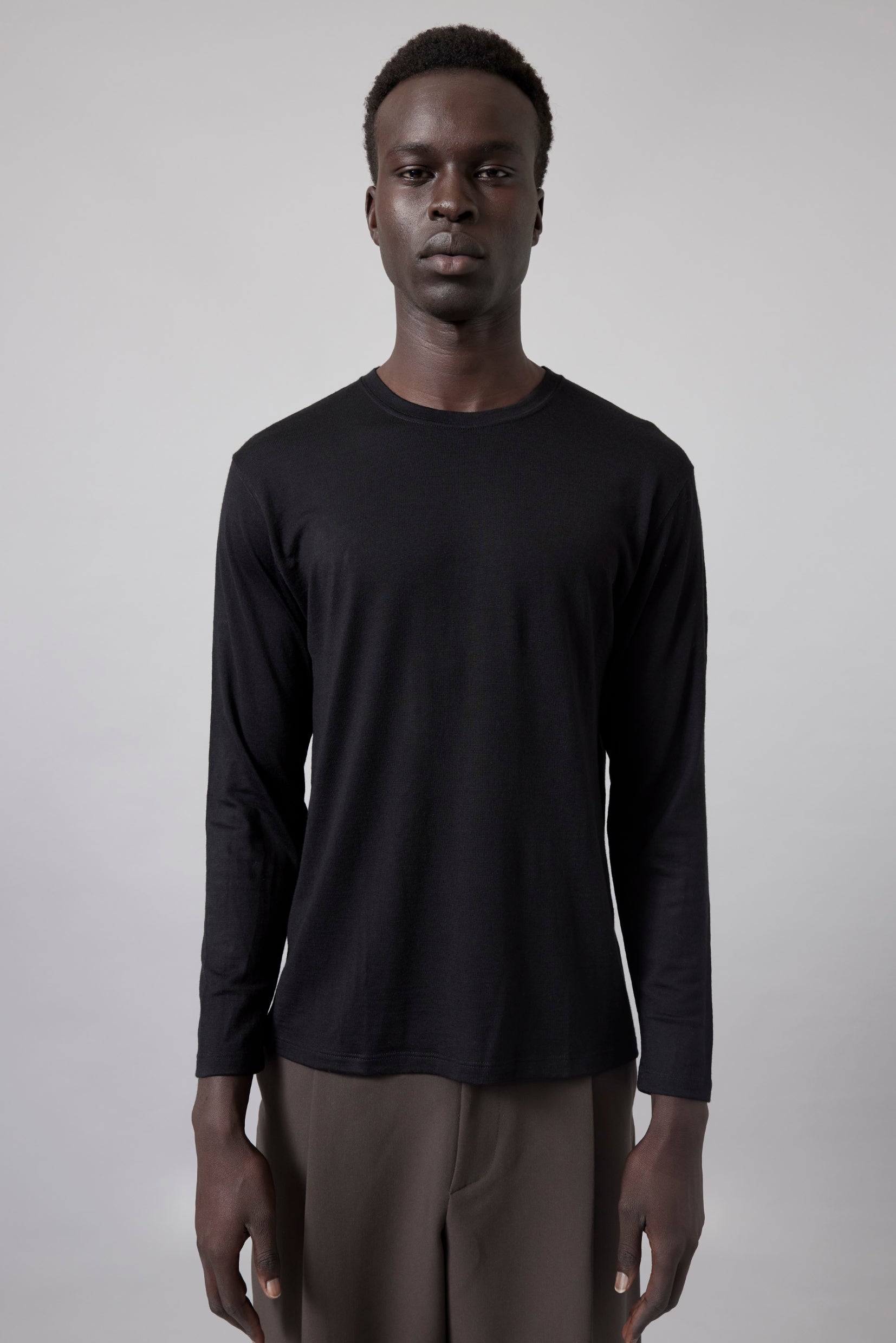 McIntyre  Mens Long sleeve Merino travel T-shirt