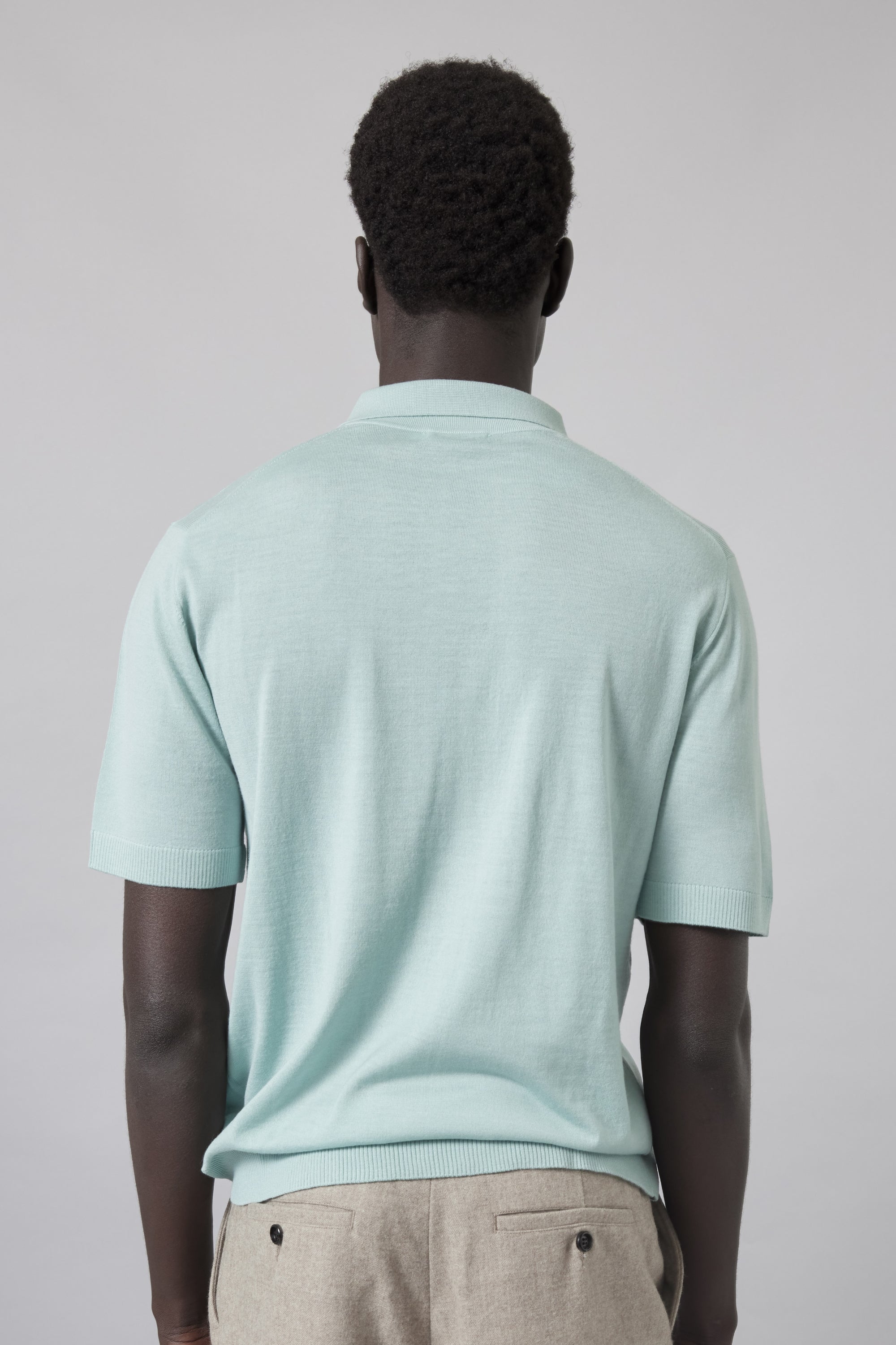 McIntyre  merino short sleeve polo