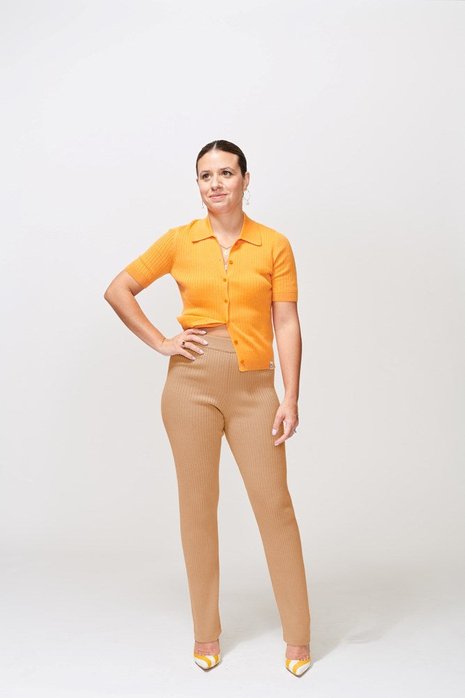 Claire button up polo
